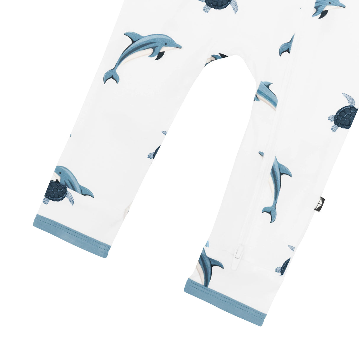 Zippered Romper in Dolphin | Kyte Baby
