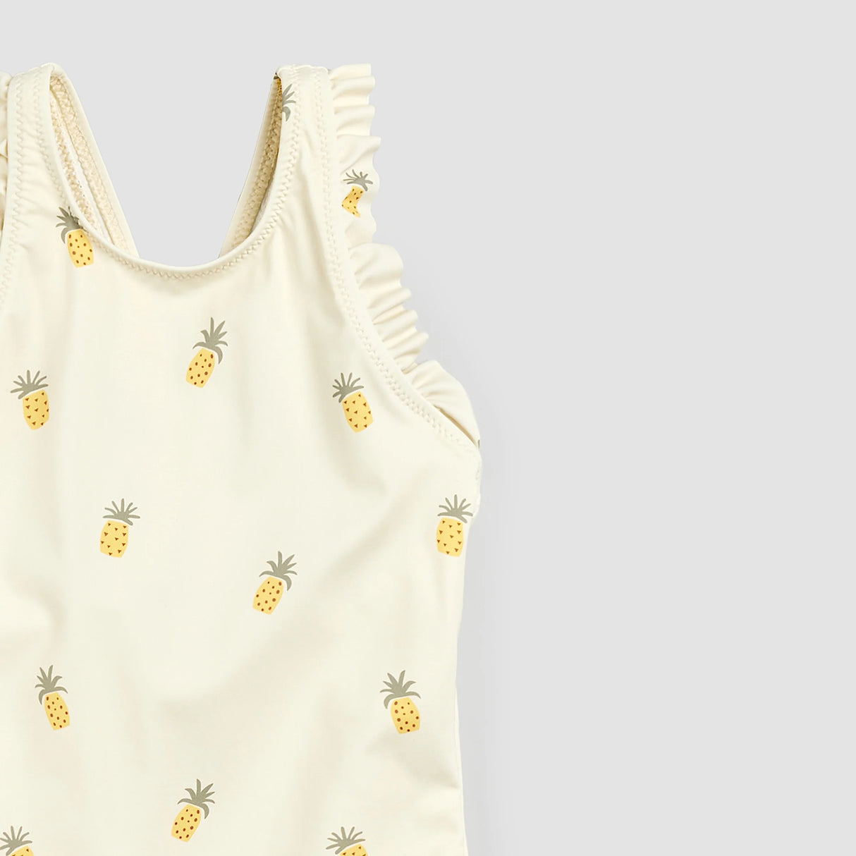 Pineapple Print on Birch Swimsuit | Petit Lem