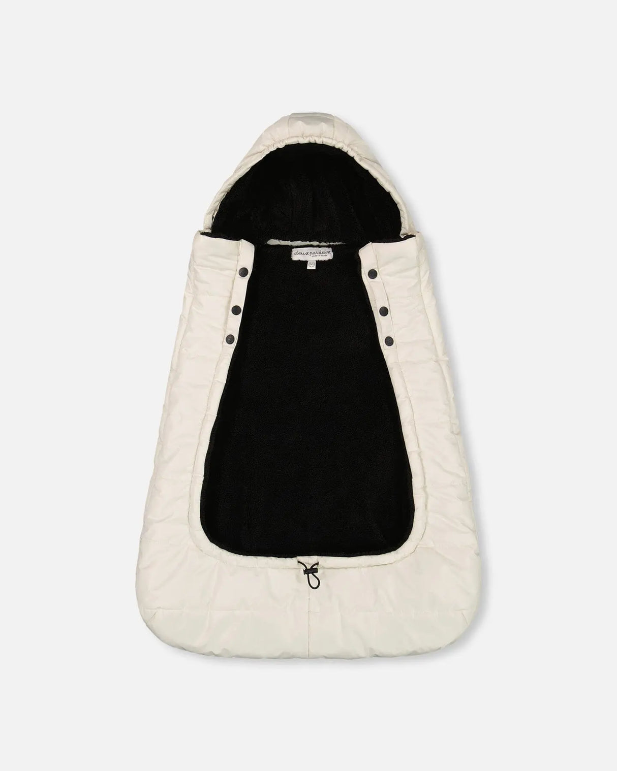 3-In-1 Multifunction Cover For Car Seat, Stroller, And Baby Carrier In Off-White | Deux par Deux | Jenni Kidz