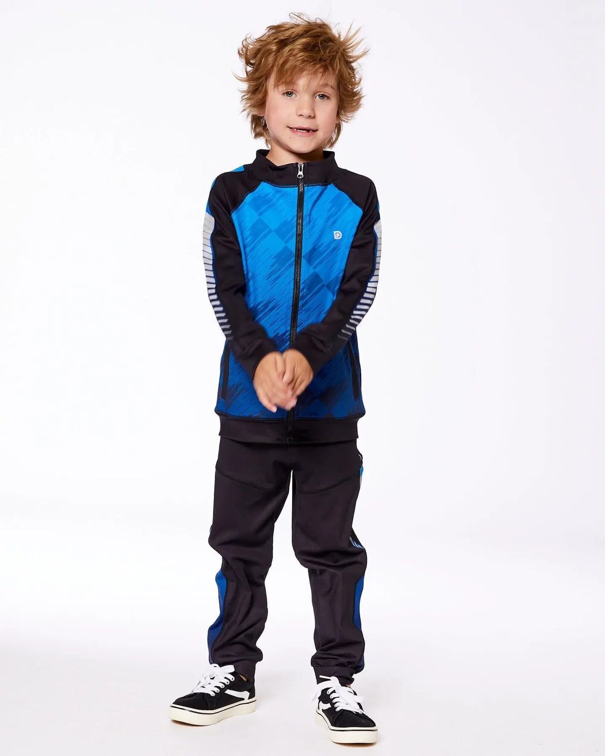Athletic Pants Blue And Black | Deux par Deux | Jenni Kidz