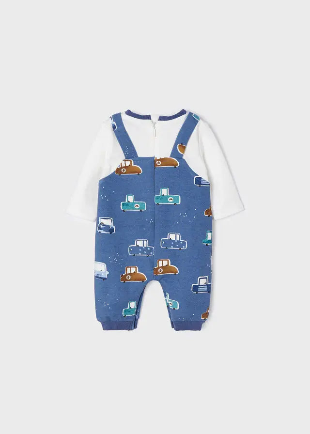 Baby Boy Ecofriends with Car Print Romper | Mayoral | Mayoral | Jenni Kidz