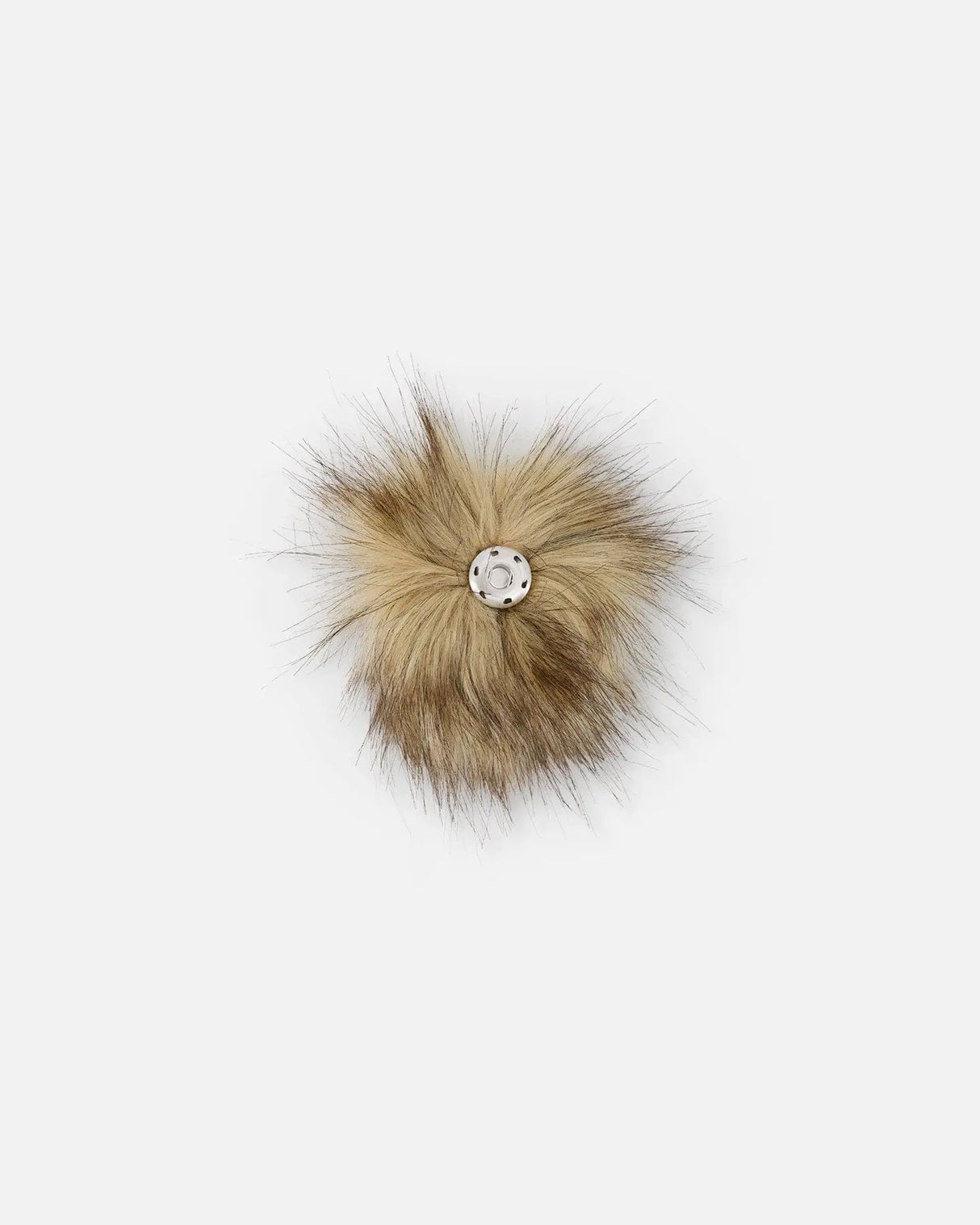 Beige Fake Fur Pompom For Hat | Deux par Deux | Jenni Kidz