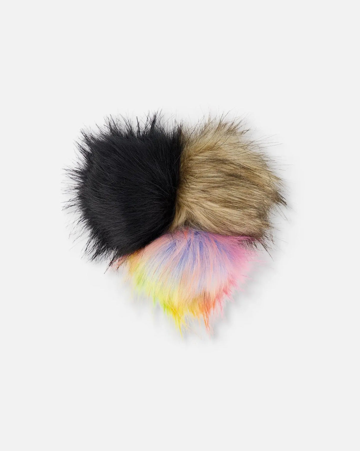 Black Fake Fur Pompom For Hat | Deux par Deux | Jenni Kidz