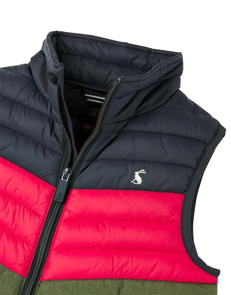 Boys Crofton Colourblock Packable Gilet | Joules | Joules | Jenni Kidz
