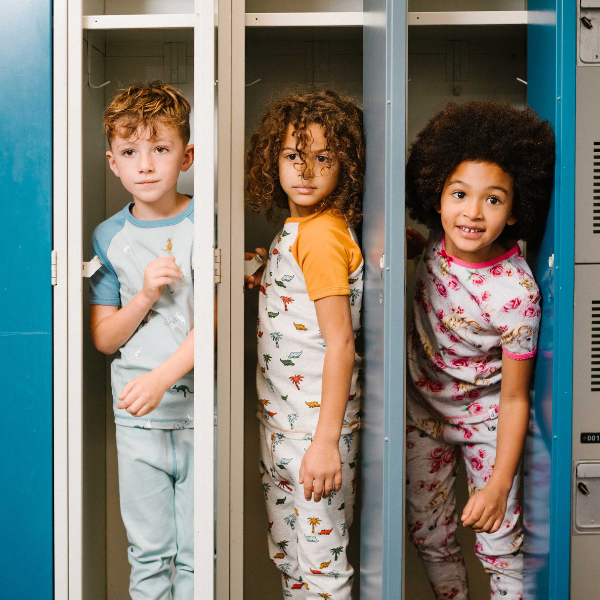 Organic Cotton Two Piece Pajama Set Oatmeal Print-2