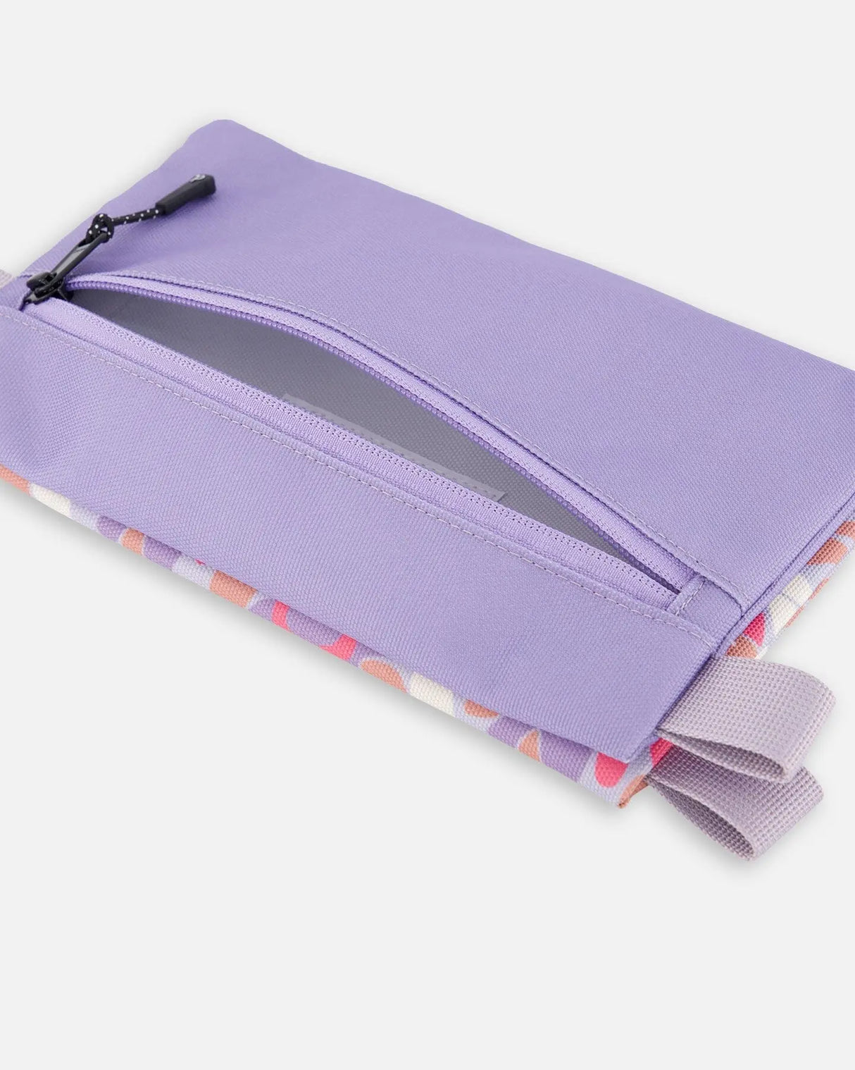 Double Pencil Case Lilac Cat Print | Deux par Deux | Jenni Kidz