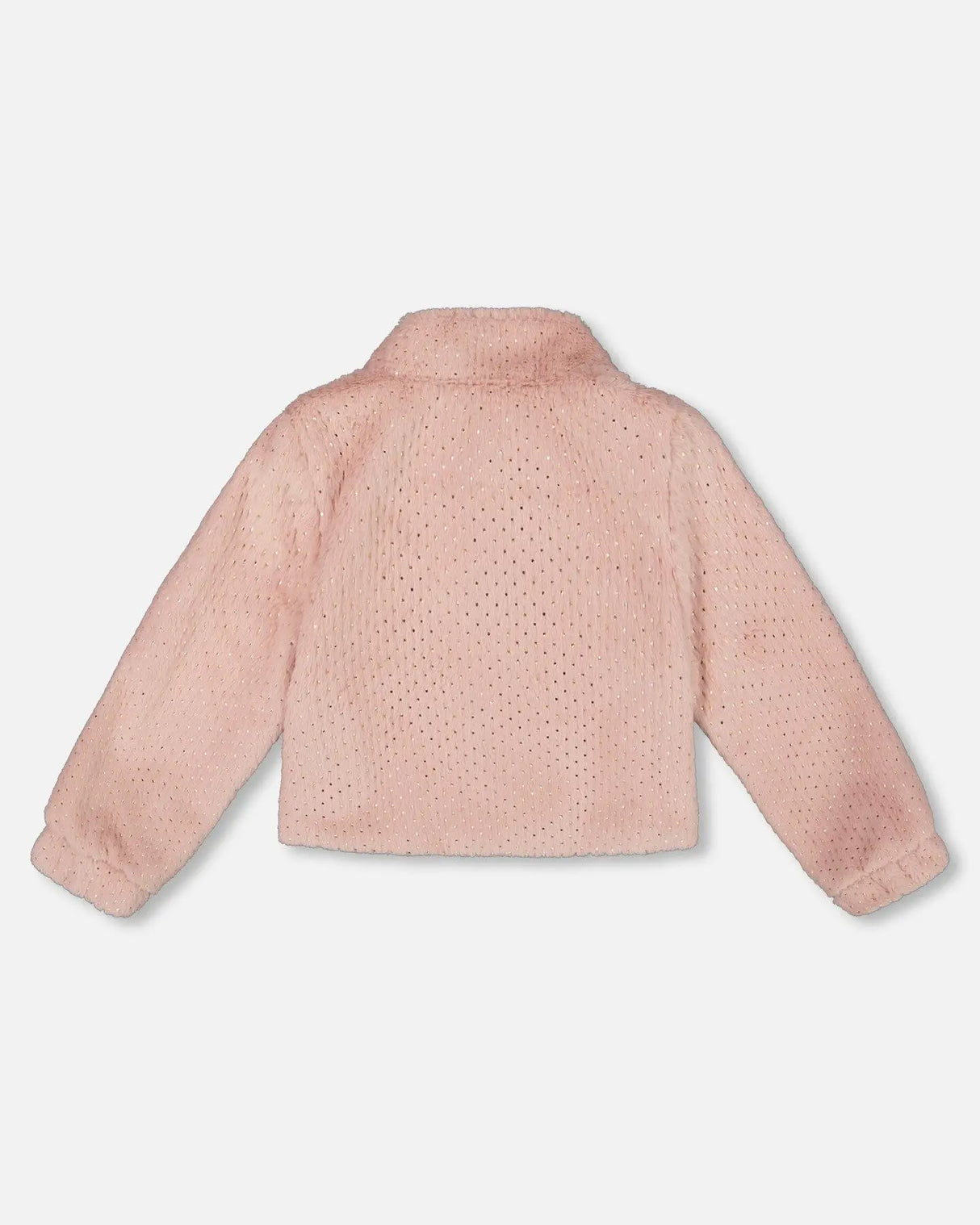 Fake Fur Short Jacket Pink | Deux par Deux | Jenni Kidz