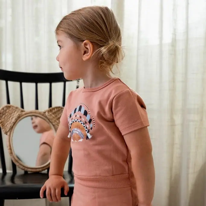 Girls Dress Old Pink | Dirkje | Dirkje | Jenni Kidz