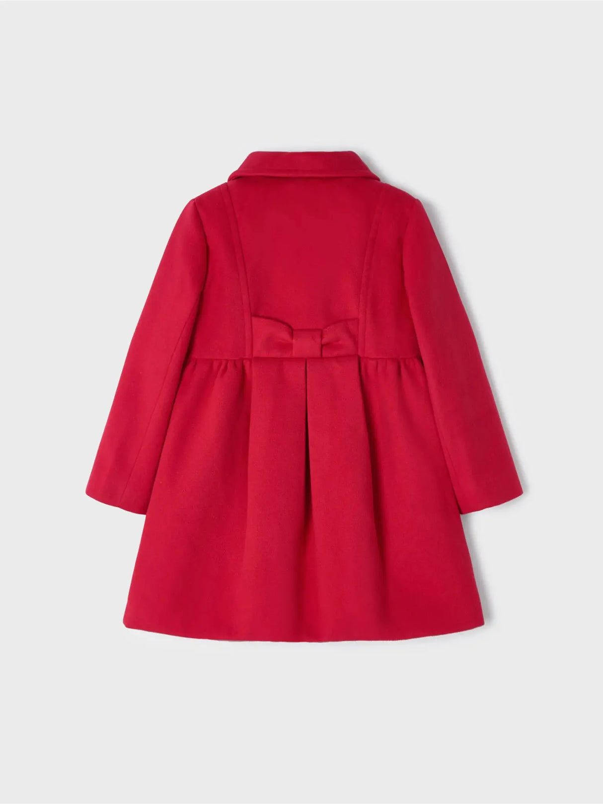 Girls Red Traditional Mouflon Coat | Mayoral | Mayoral | Jenni Kidz