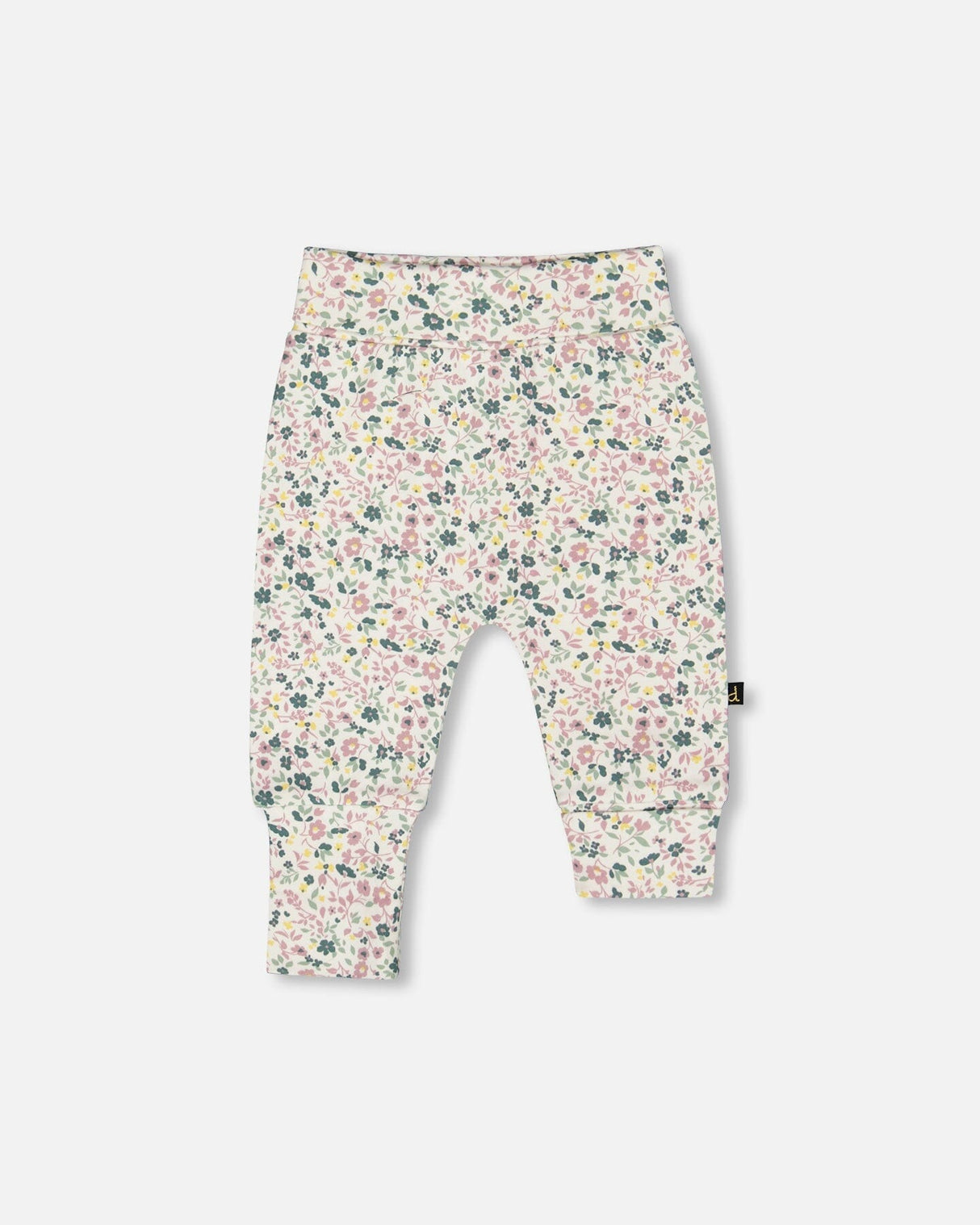 Organic Cotton Evolutive Pant Off-White Floral-0