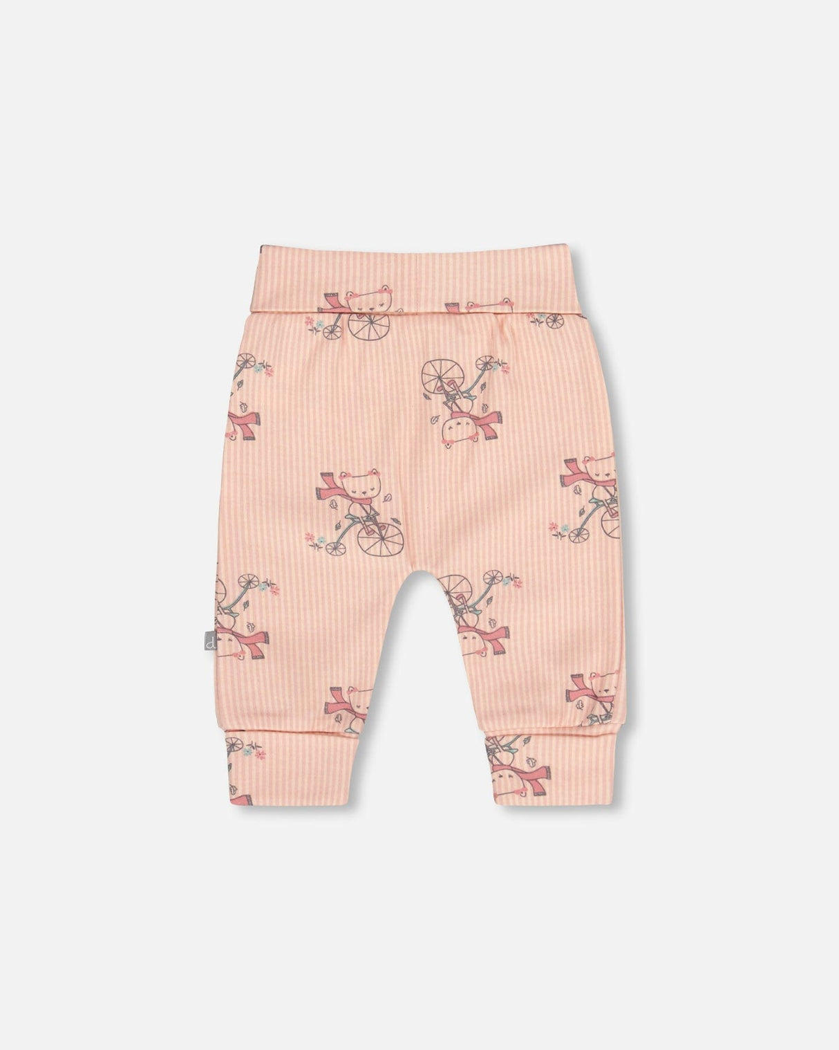 Organic Cotton Evolutive Pant Pink Cat Print-1