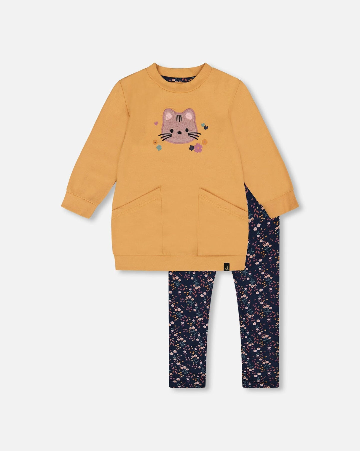 Tunic And Leggings Set Golden Brown-0