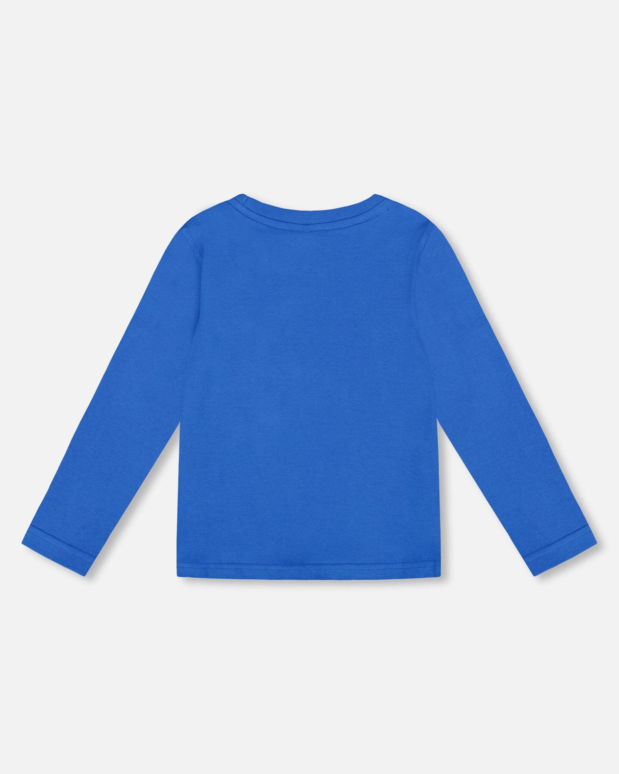 Long Sleeve Organic Cotton Jersey Tee Blue-2