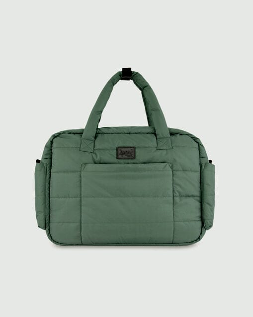 Diaper Bag With Changing Mat Dark Gray Green-0
