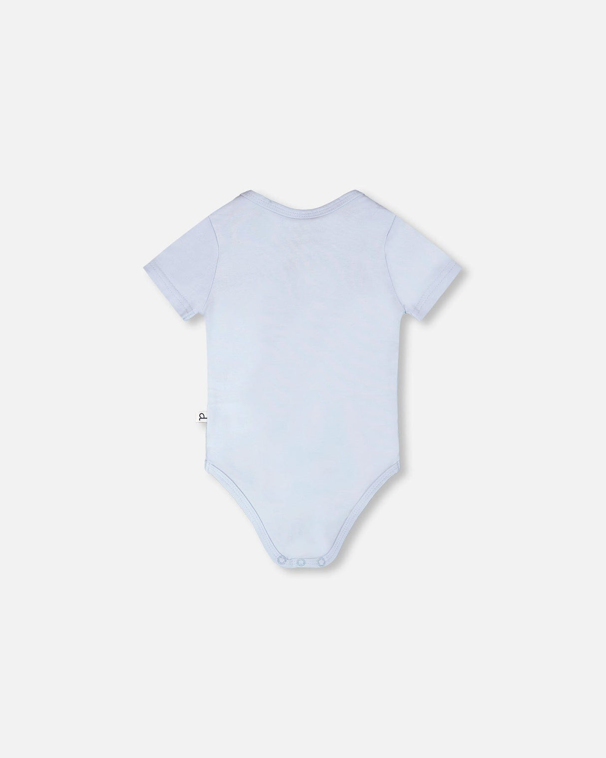 Evolutive Organic Cotton Jersey Onesie Sky Blue-2