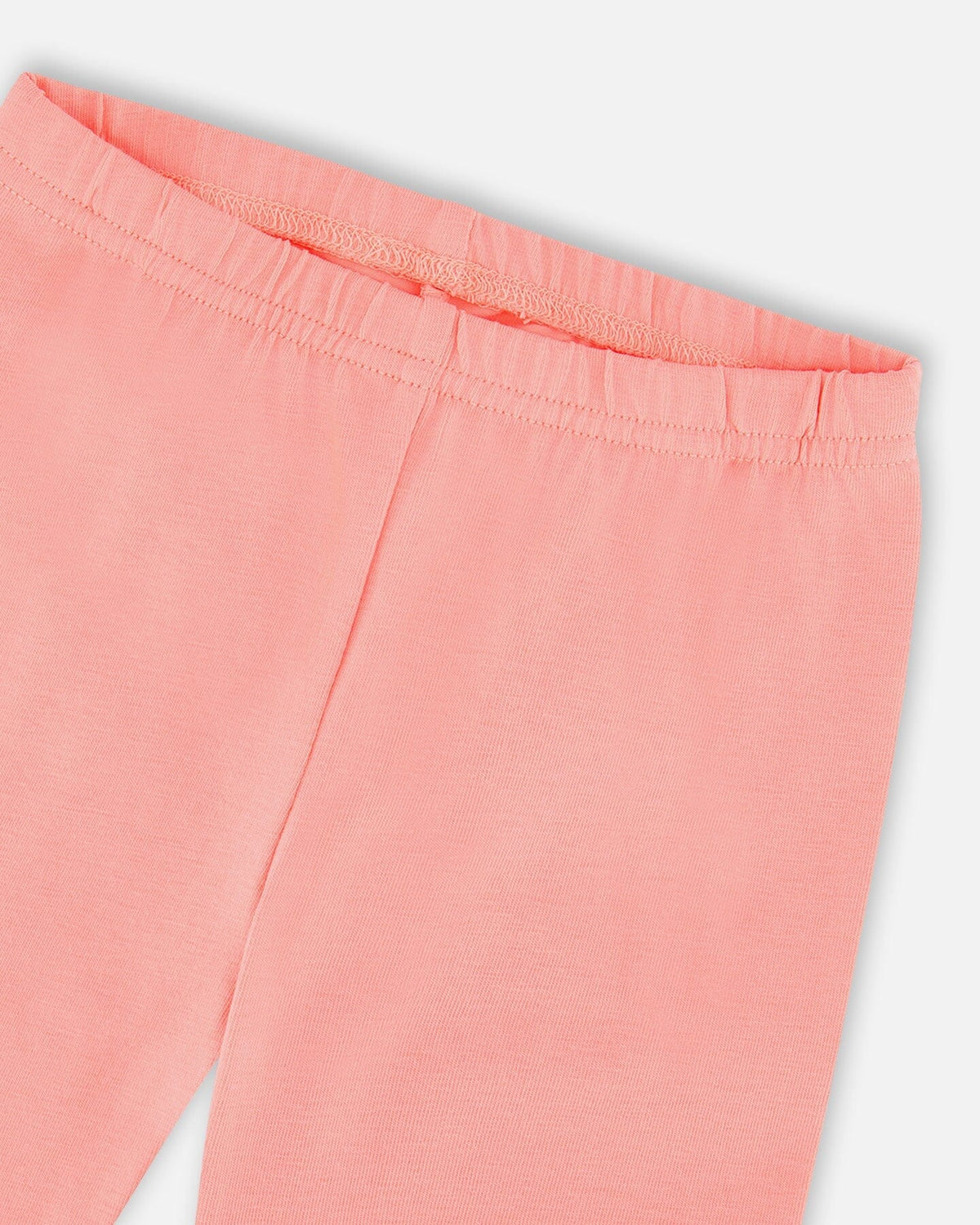 Deux par Deux Tunic And Organic Cotton Capri Set Coral Gingham And Coral