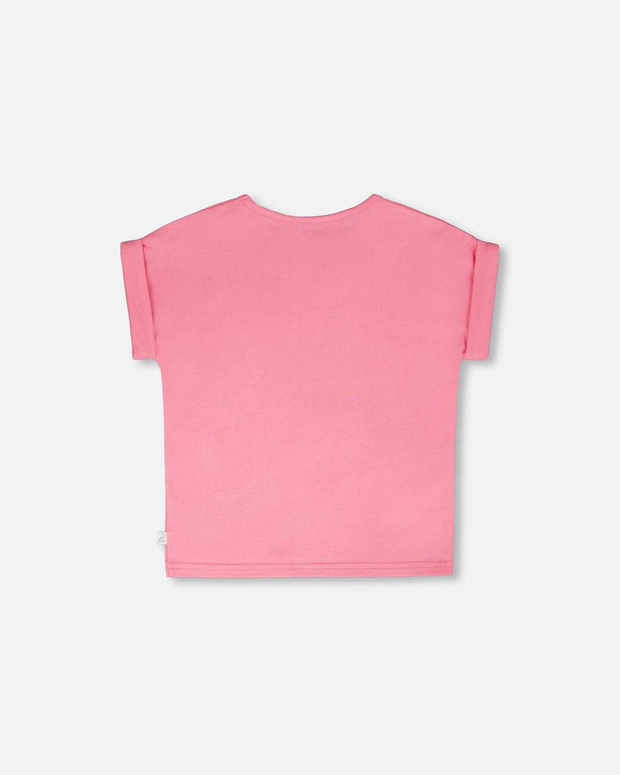 Organic Cotton Jersey T-Shirt Pink-2