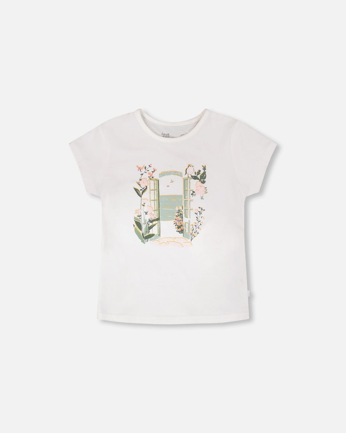 Organic Cotton Jersey T-Shirt Off-White-0