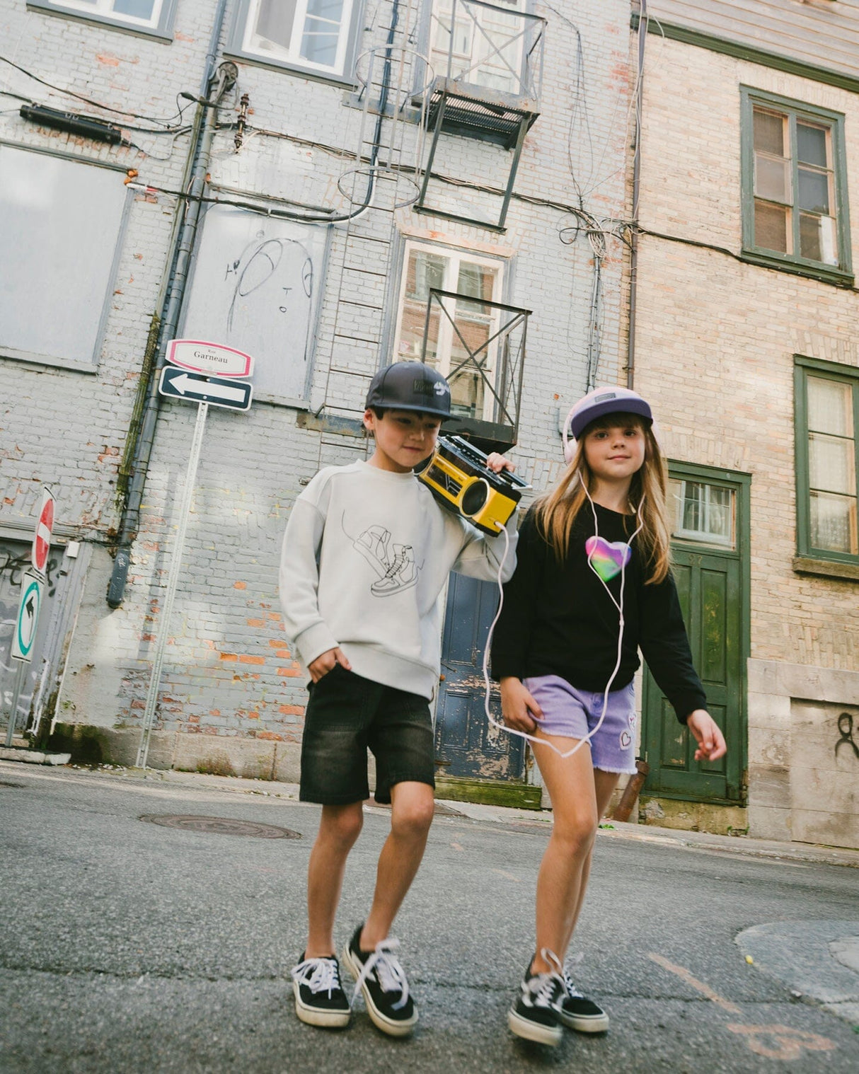 Organic Cotton Jersey Long Sleeve T-Shirt Black-1