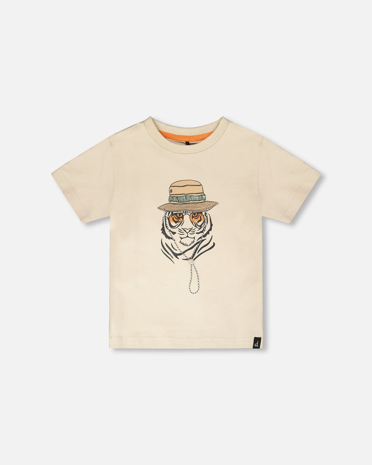 Organic Cotton Short Sleeve T-Shirt Off White-0