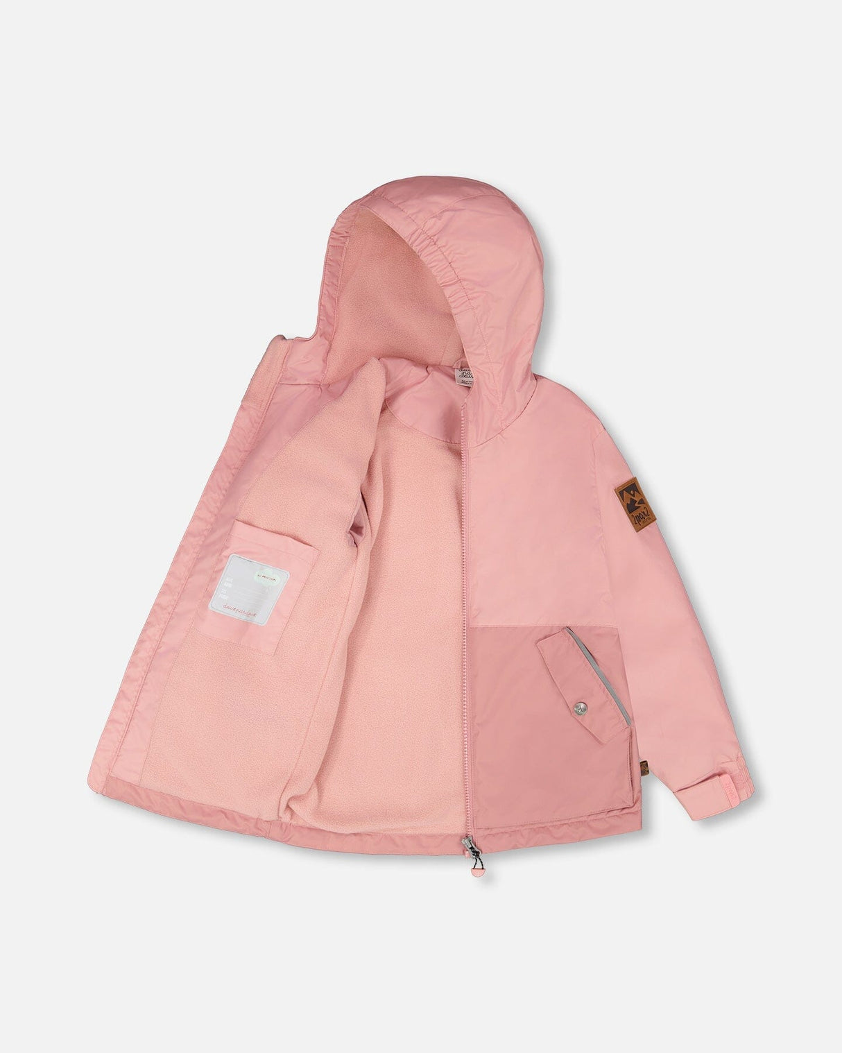Mid-Season Jacket In Recycled Polyester Light Pink-2