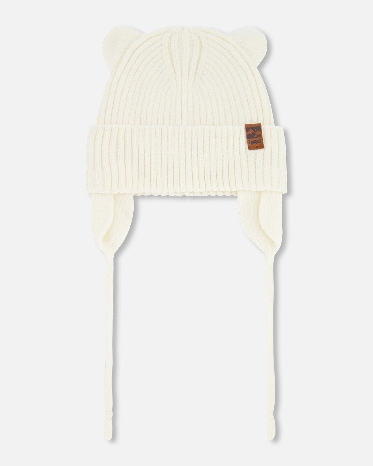 Baby Knit Hat Off White-0