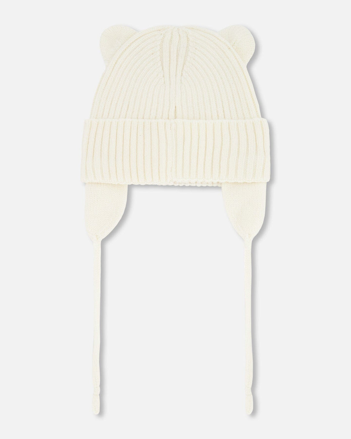 Baby Knit Hat Off White-2
