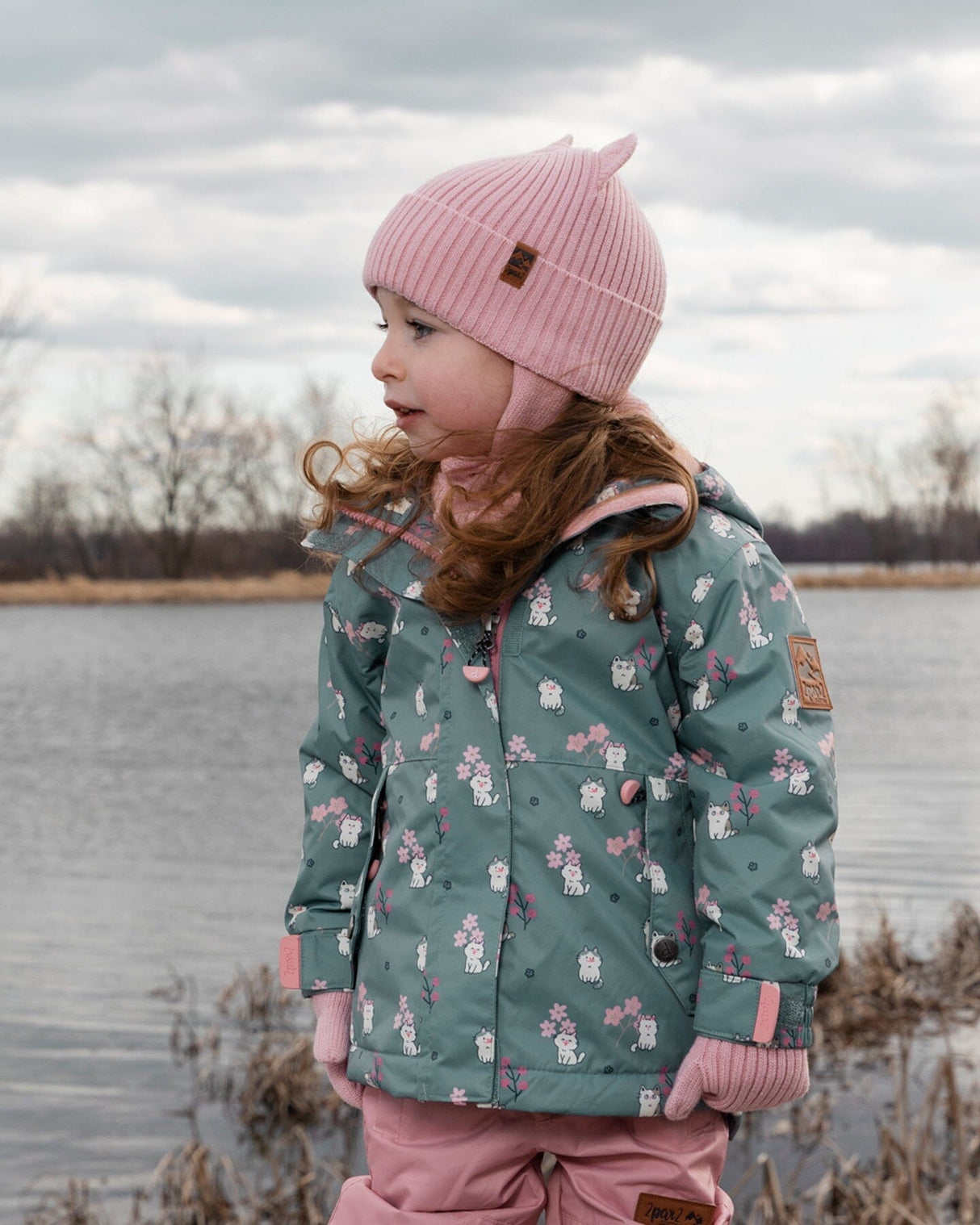 Baby Knit Hat Pale Pink-1