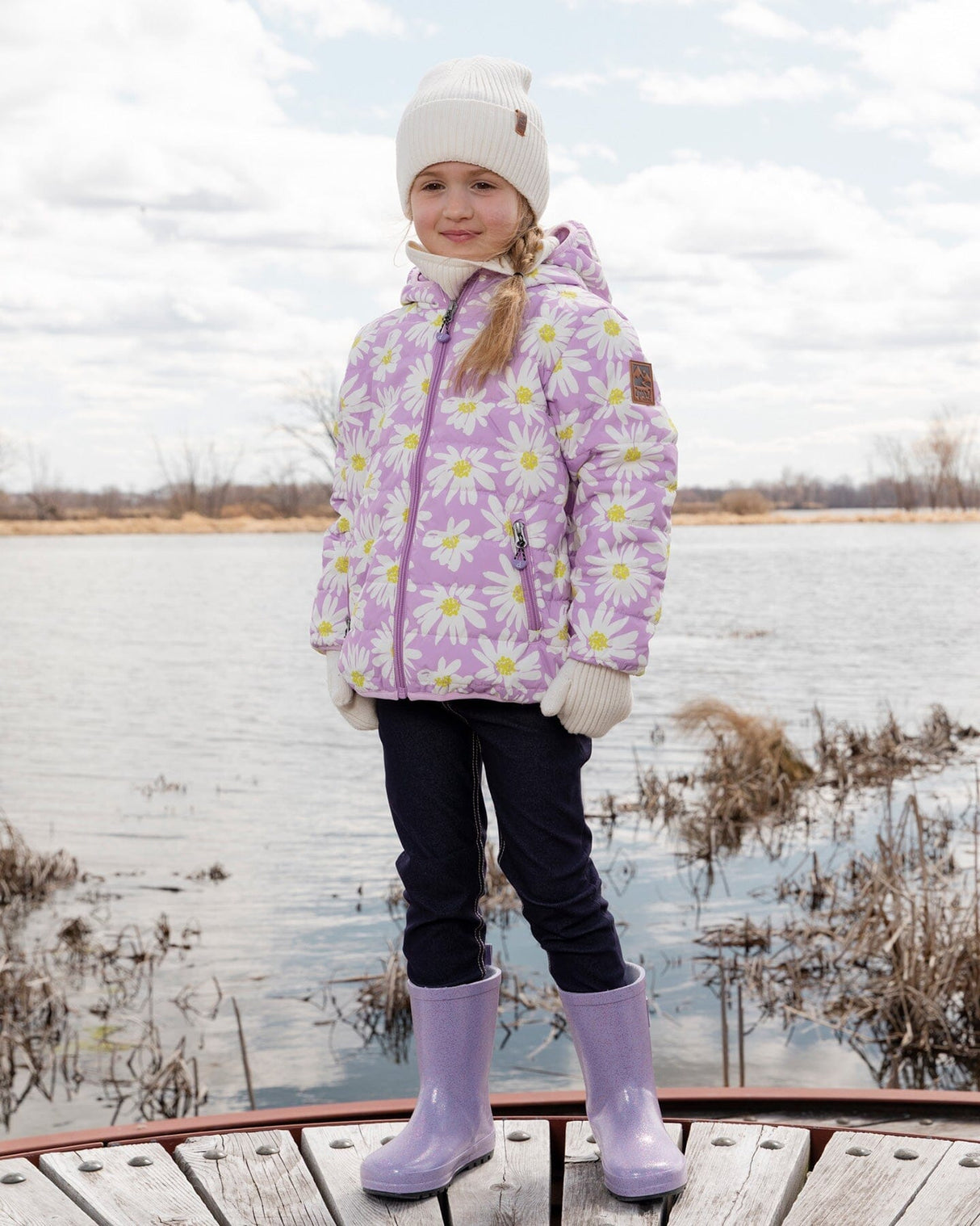 Knit Neck Tube Off White-1