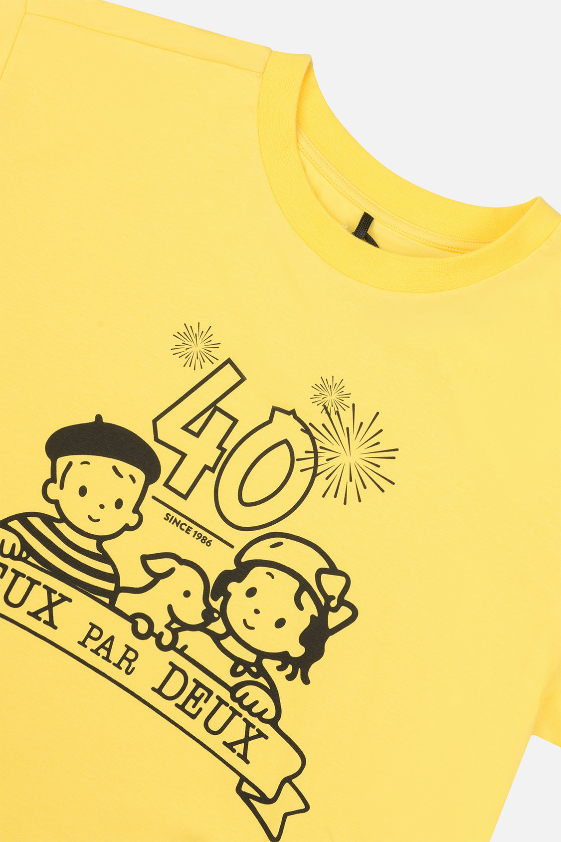 Adult 40Th Anniversary Graphic T-Shirt Honey Yellow-4