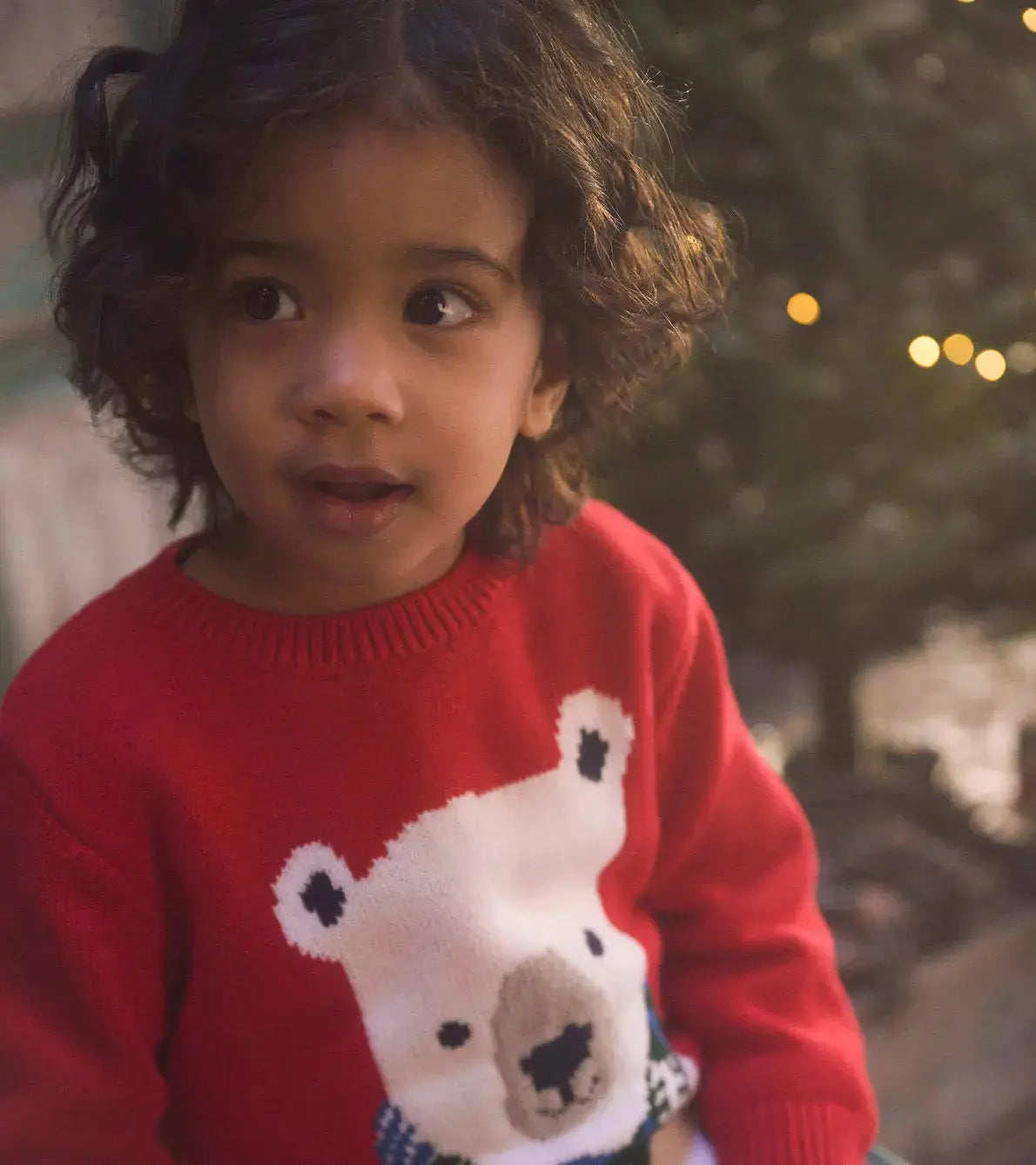 Holiday Bear Crew Neck Knit Sweater | Hatley | Hatley | Jenni Kidz