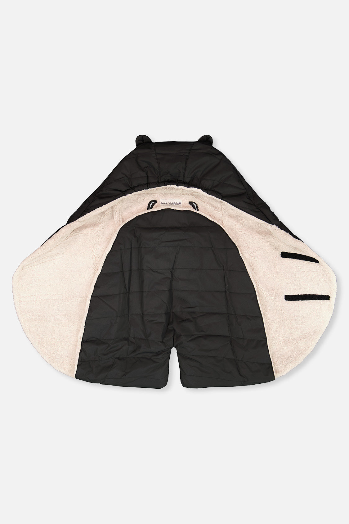 Deux par Deux Nido Baby Wrap For Bassinet Car Seats And Strollers Black