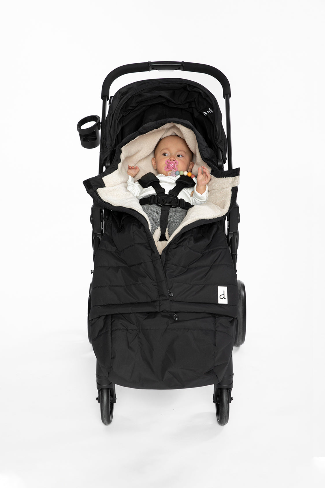 Evolutive Footmuff For Car Seats And Strollers Black-2