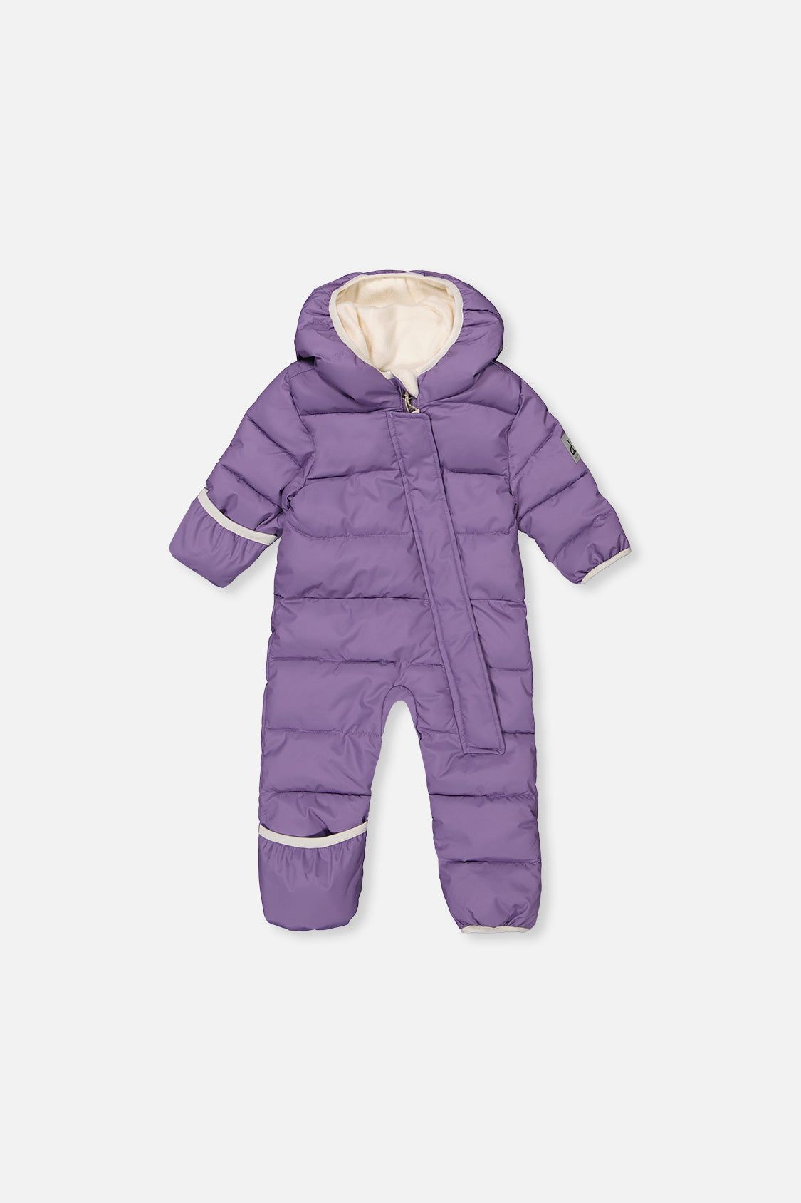 Baby Cloud One Piece Snowsuit Adapted For Car Seats Violet-0