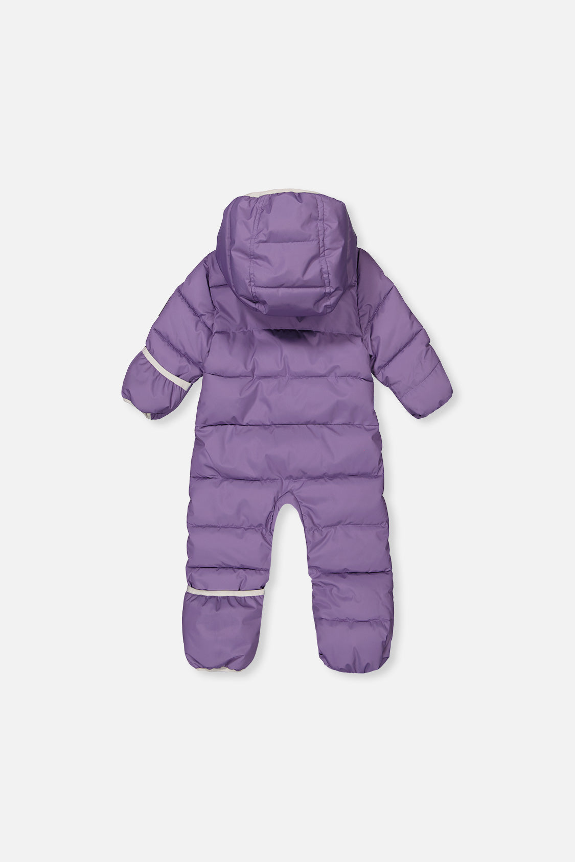 Baby Cloud One Piece Snowsuit Adapted For Car Seats Violet-1