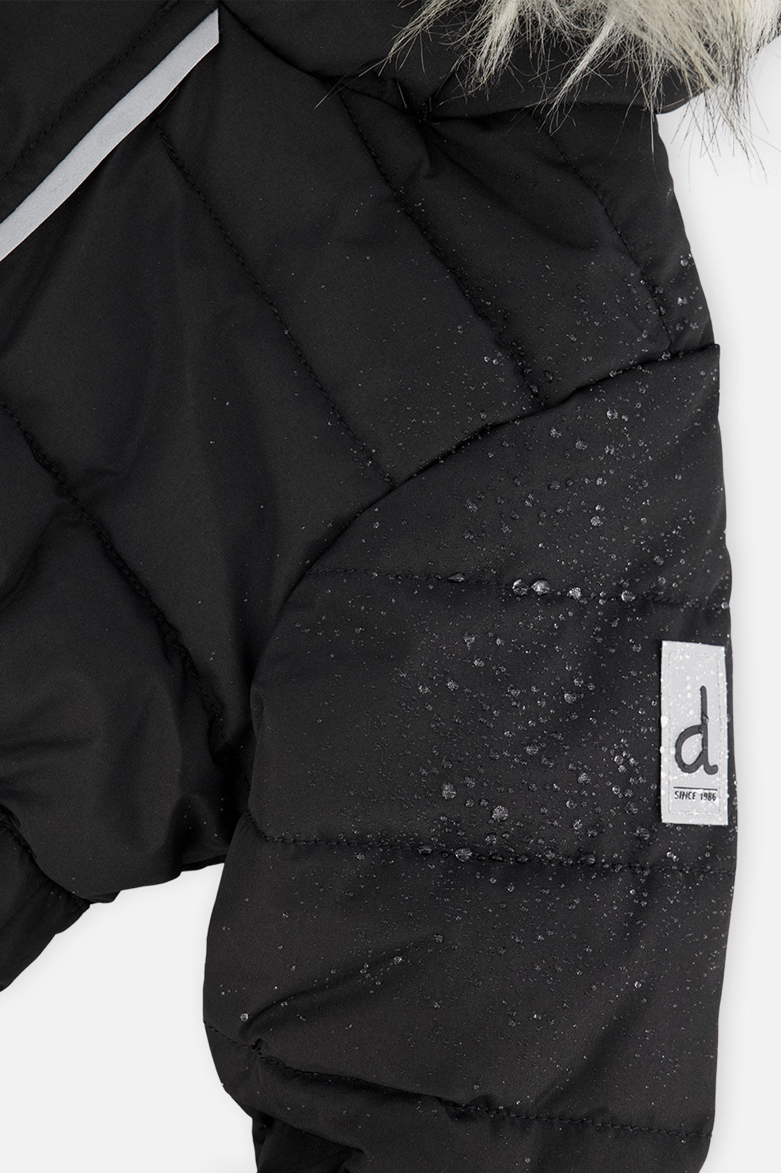 Deux par Deux black Baby ORIGINAL puffy snowsuit, additional view 7