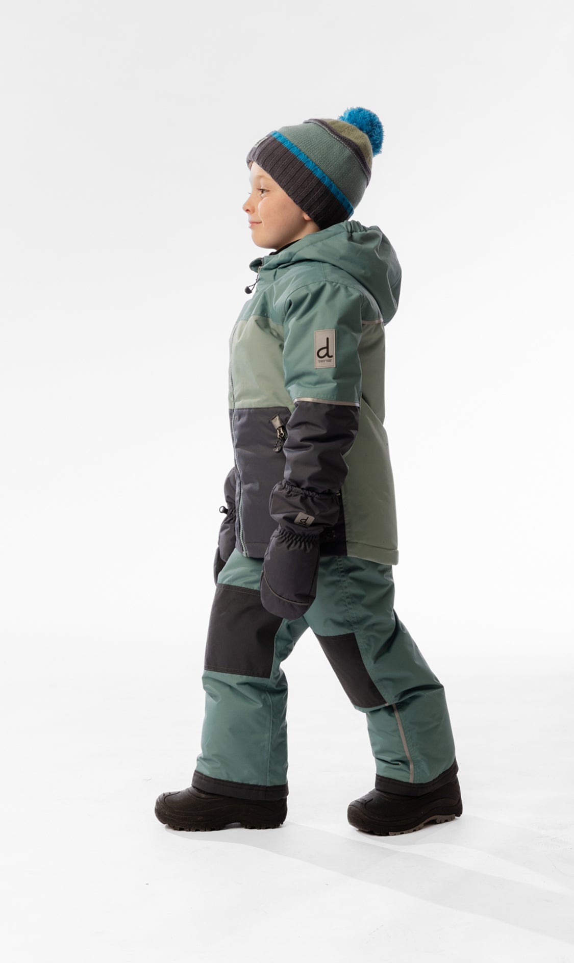 Light Weight Two Piece Chill Snowsuit Sage Green-3