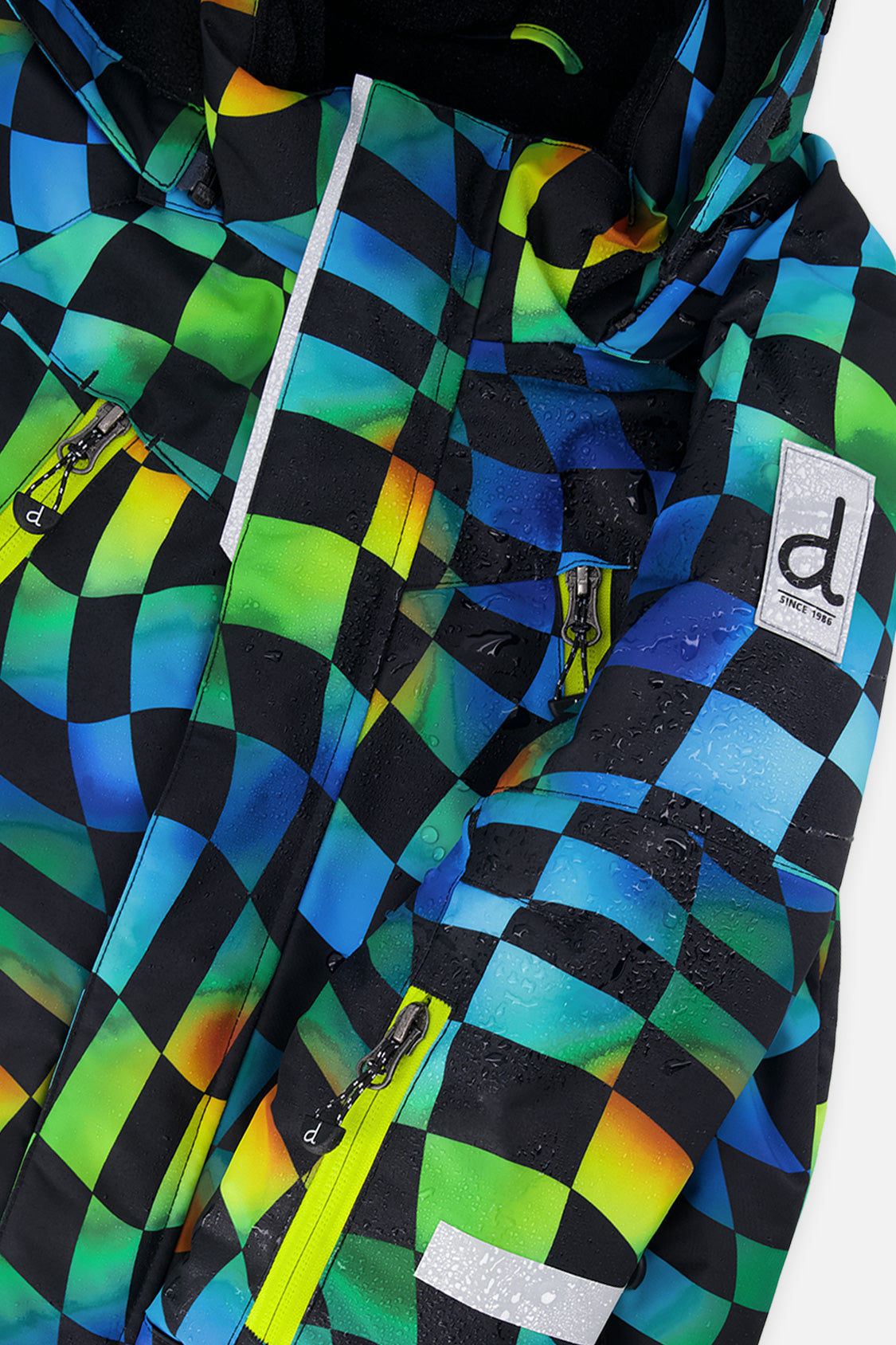 Deux par Deux PLAY checkerboard and yellow snowsuit, alternate view 8