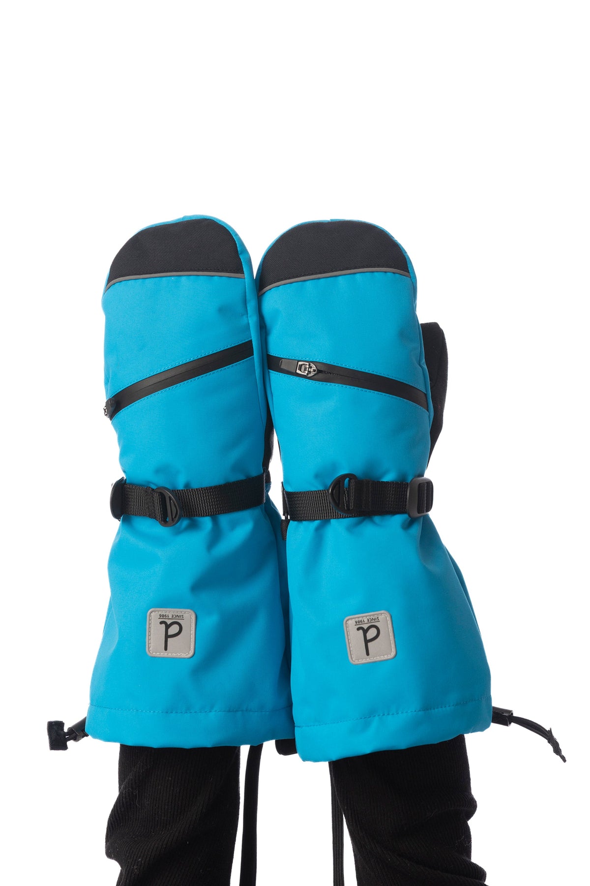 Winter Mittens Teknik Blue-1