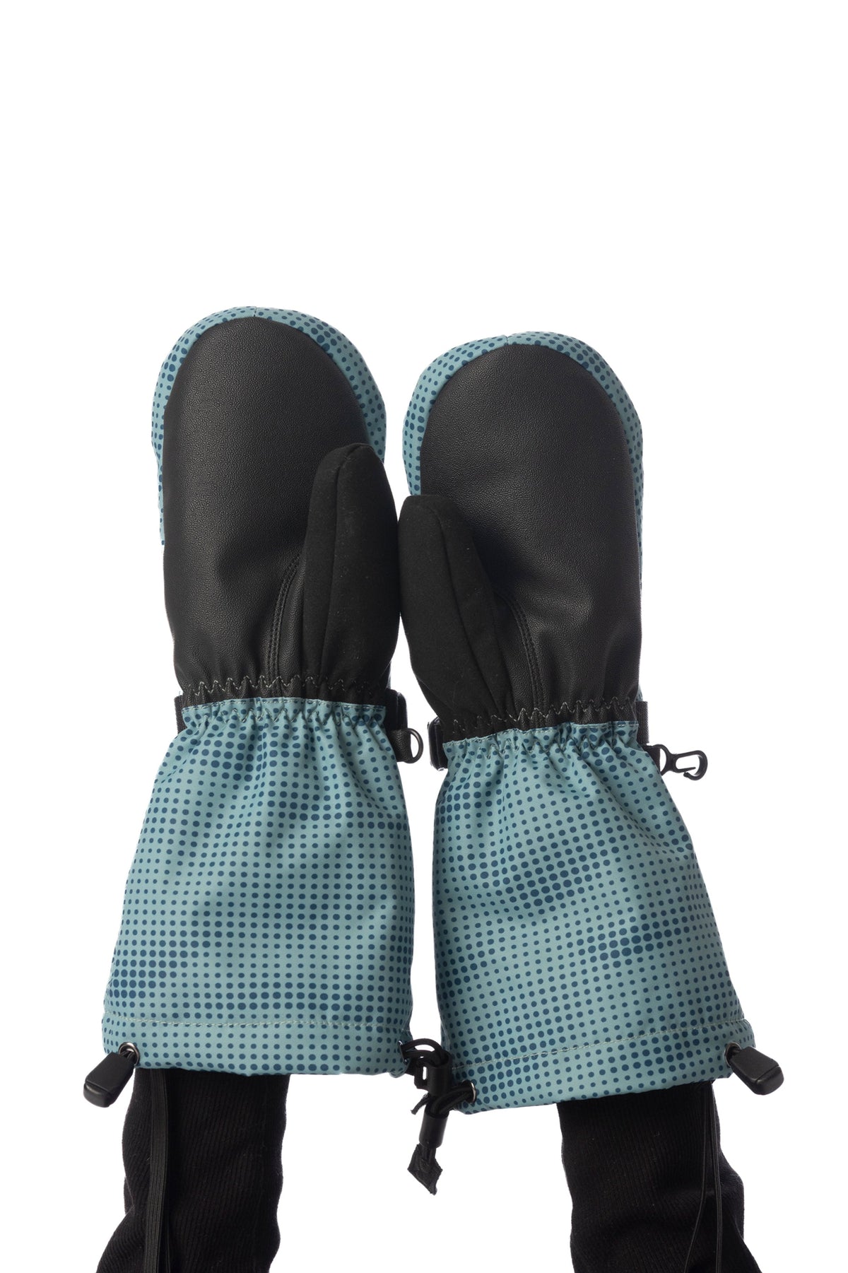 Winter Mittens Teknik Greyish Blue-2