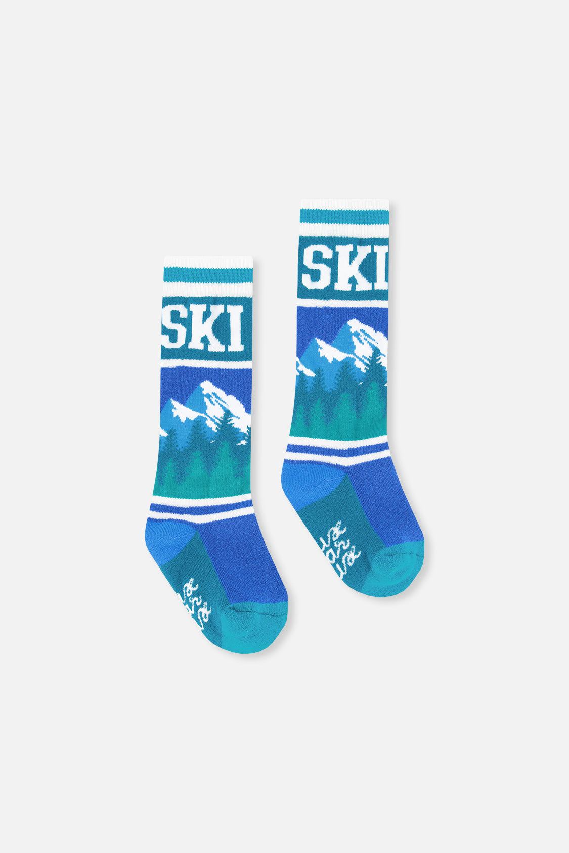 Ski Socks Dark Blue-1