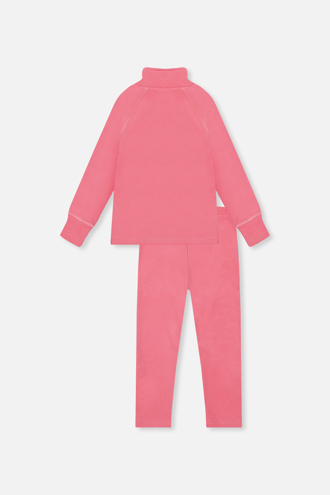 Two Piece Thermal Underwear Pink-4