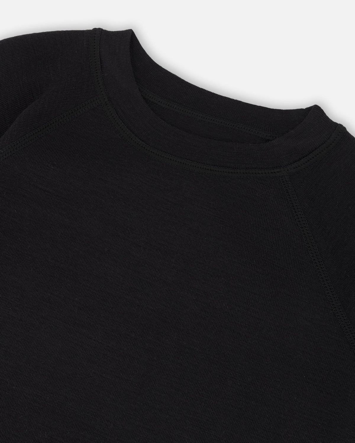 Two Piece Thermal Underwear Merino Blend Black-2