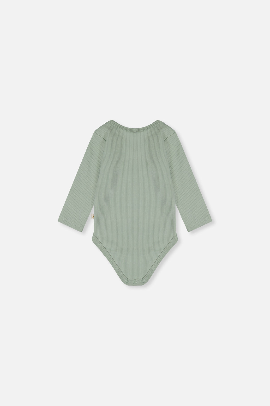 Organic Cotton Onesie Greyish Green-2