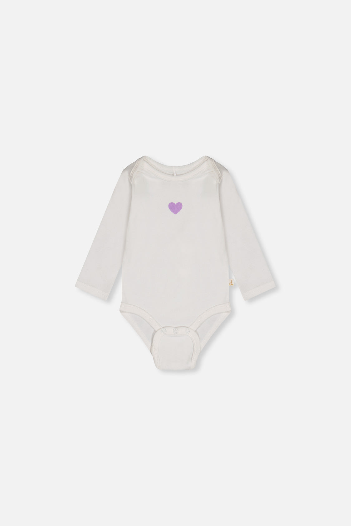 Three Pack Organic Cotton Onesie Purple Floral Print-1