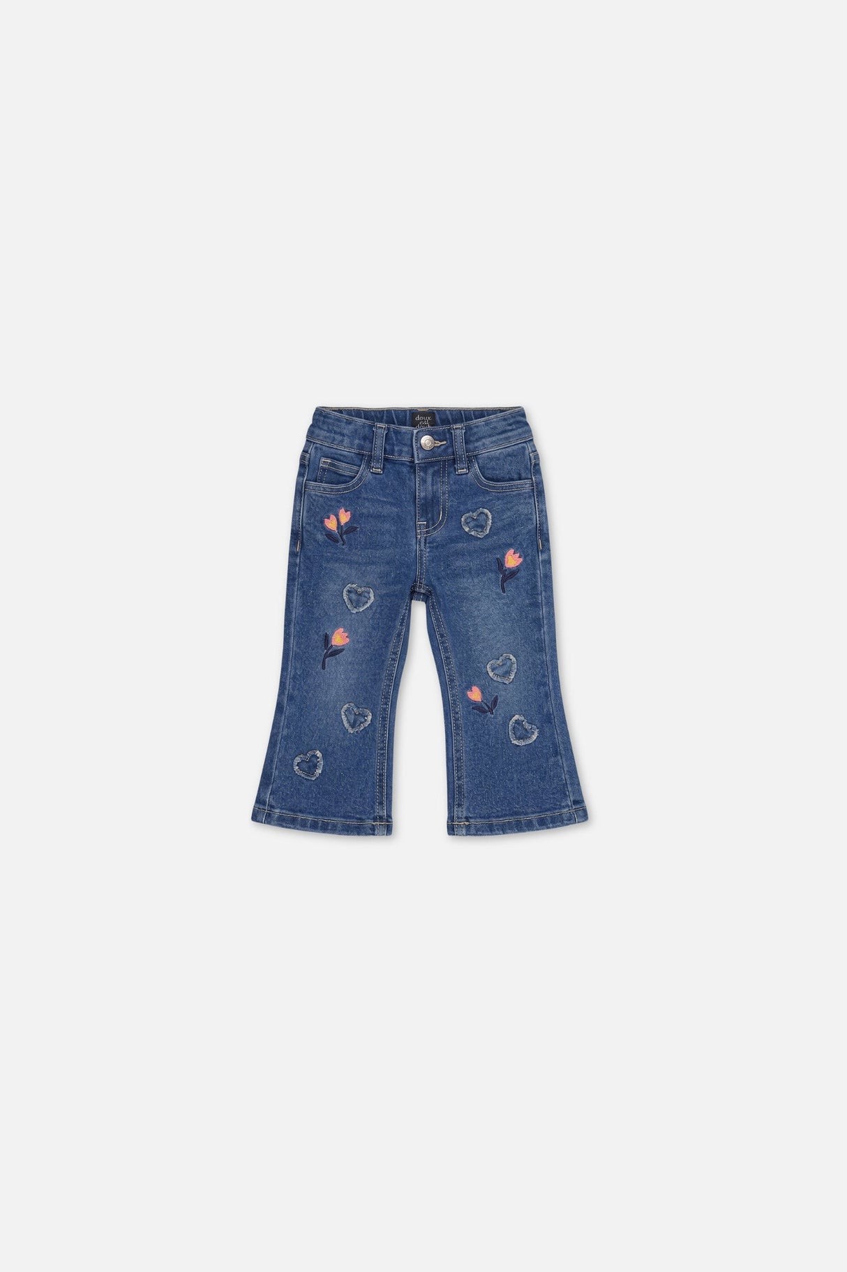 Baby Boot Leg Jeans Navy Blue Denim-0
