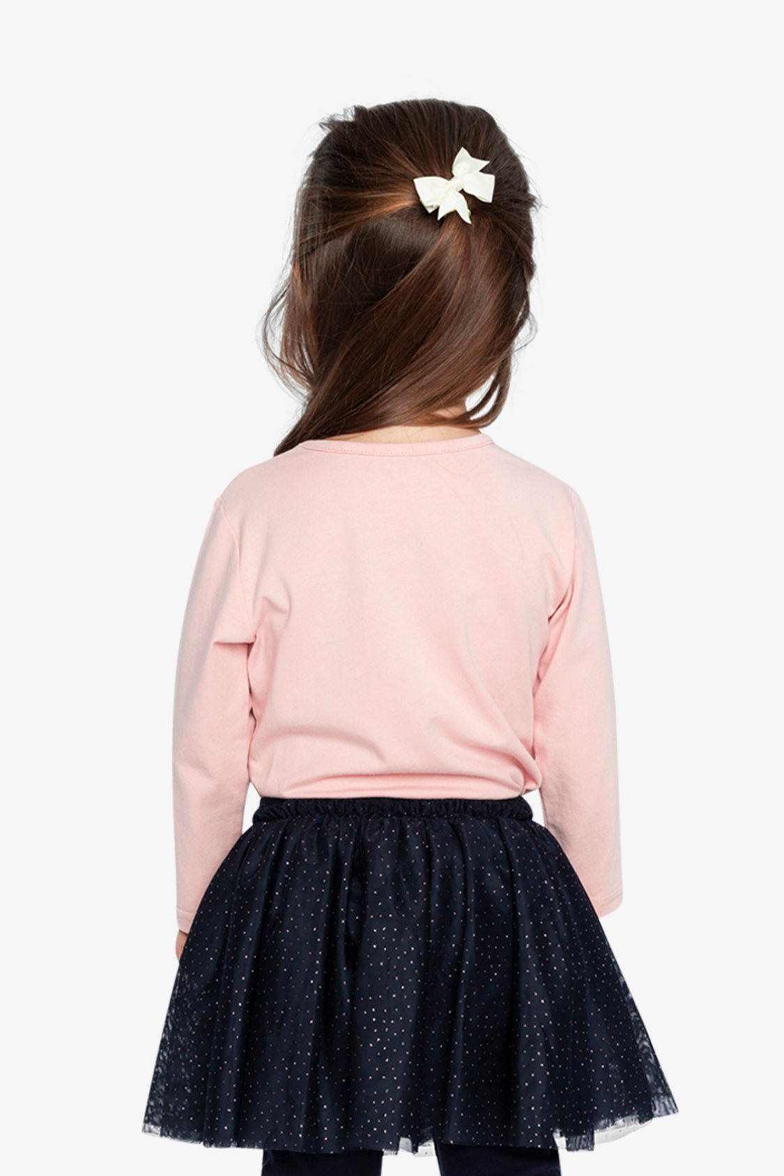 Deux par Deux Organic Cotton T-Shirt Pale Dusty Pink