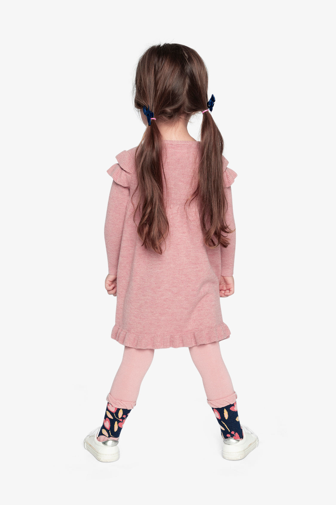 Knitted Dress Pink-3