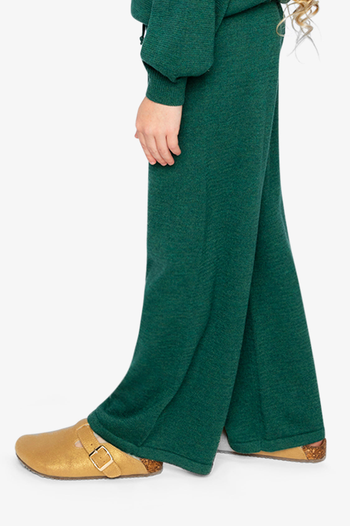 Flare Pants Jasper Printed Green-2