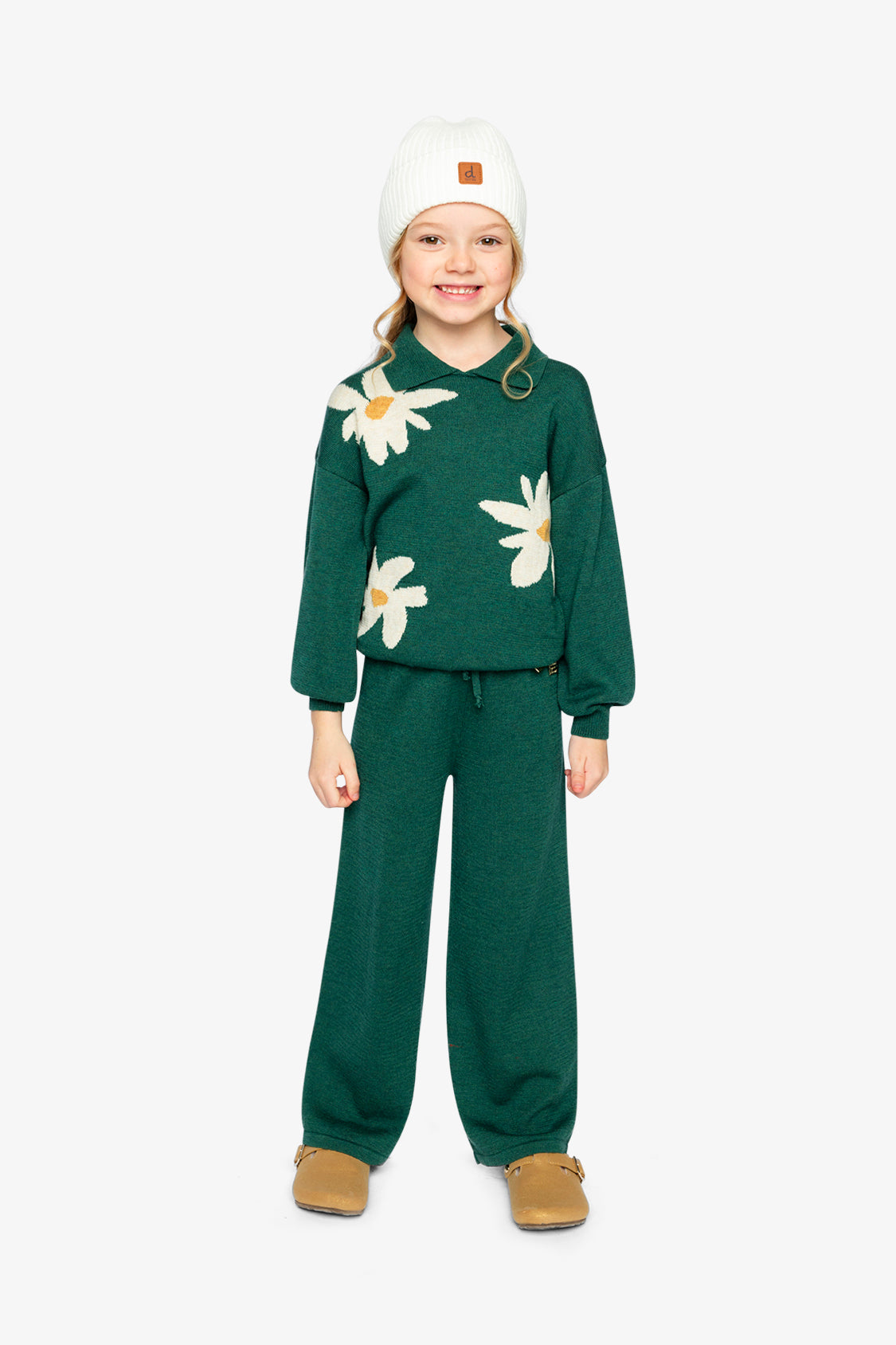 Knitted Sweater Jasper Printed Green-2